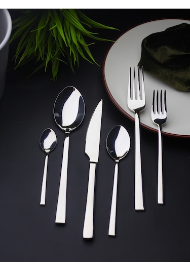 İnci 12 Kişilik 72 Parça Çatal Kaşık Bıçak Takımı Metal