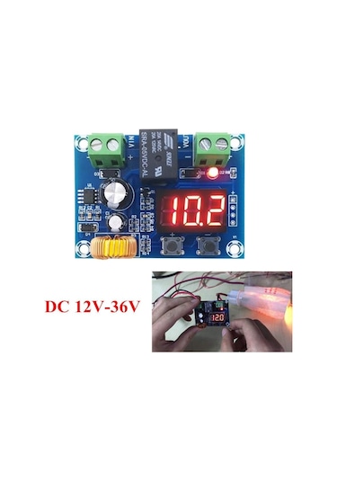 Düşük Voltaj Kesme Modülü, 12v - 36v Dc Voltaj Koruma Modülü Dijital 4 Paket