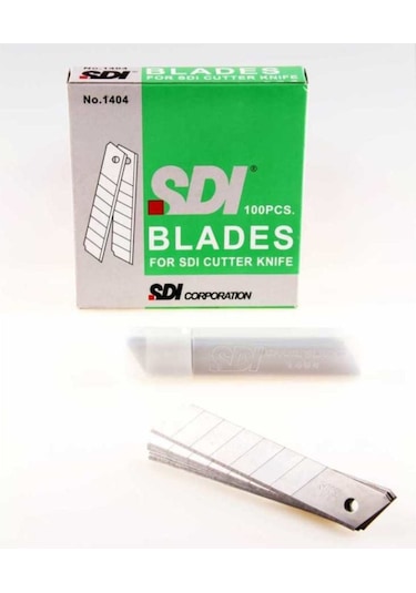 Sdi 1404 Maket Bıçağı Geniş Yedek 100'lü