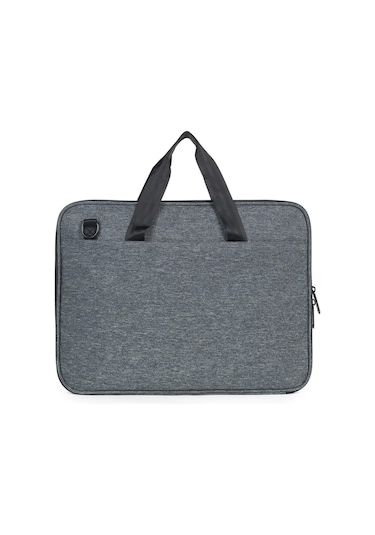 Necati Çanta Macbook Organizer Laptop Evrak Çantası 15.6 & 16 Inç Gri-1642 Gri