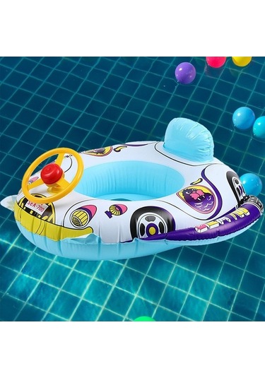 Ganzhoushop Yüzme Tekne Şamandıra Renkli Bebek Koltuğu Suntek Çoklu Bebek Ud Çok Renkli