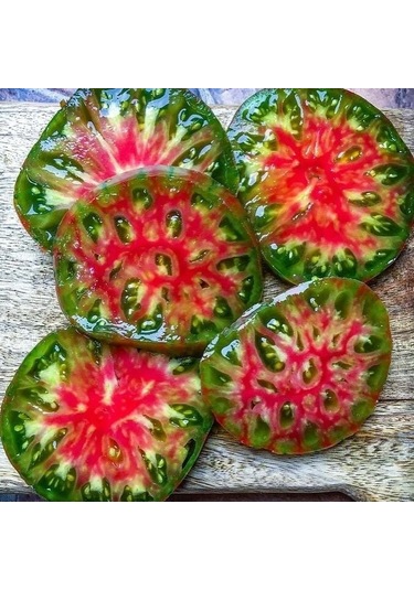 Ananas Noir Yeşil Kırmızı Etli Domates Tohumu 15 Tohum