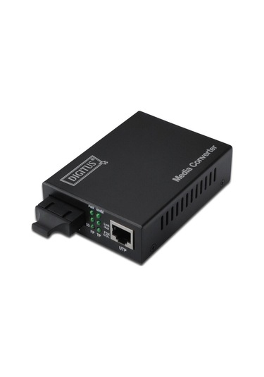 Digitus Media/rate Converter, 10/100/1000base-t - 1000base-sx Multimode 0.55 Km, Sc Tdrtr