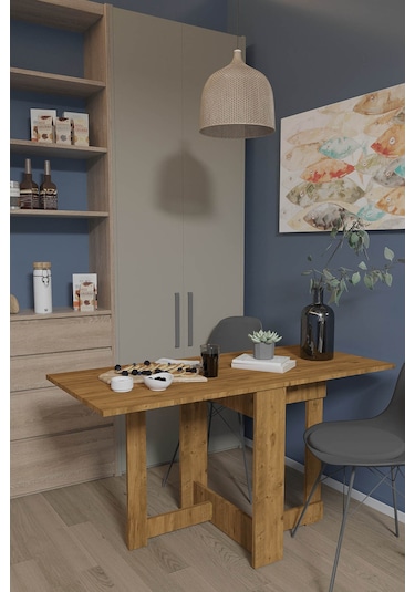 Roma Pratik Katlanır Masa Mutfak Masası Yemek Masası Çok Renkli