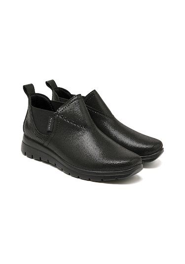 Bot Kadın 27 U88 Px Fly Flot Synthetıc Woman Ankle Boot Black Siyah