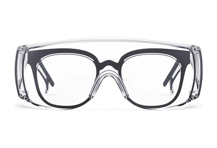 Willowhaven 2 Adet Transparan Buğu Önleyici Endüstriyel Koruyucu Gözlük, Taşıma Çantası Ve Temizlik Bezi