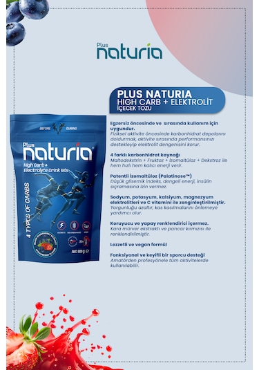 Vegan Sporcu Gıdası Palatinose & Elektrolit Dengeleyici
