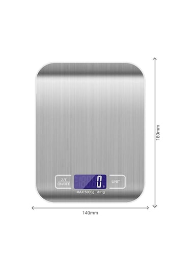 Suntek Magideal Mutfak Terazisi Manuel Kontrol Multiuse Paslanmaz Çelik