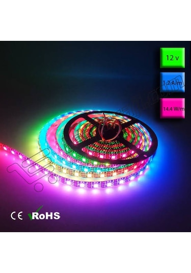 Kayan Şerit Led Slikonlu 5 Metre