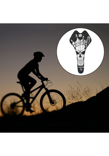 Homyl Yol Bisikleti Eyer Yarış Spor Dağ Yumuşak Yastık Gümüş Gümüş