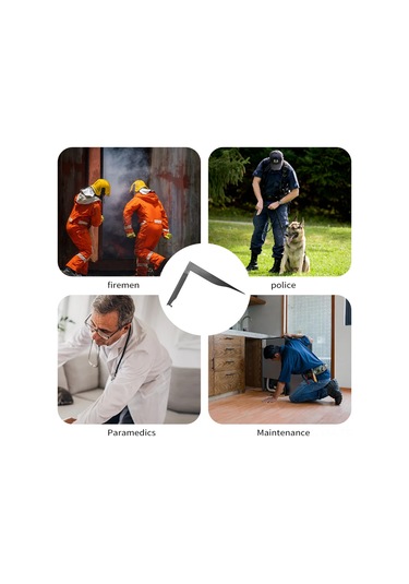 Ximistore9 Yangın Ekipmanı Kapı Giriş Aleti Paslanmaz Çelik 8x11.37 İnç Profesyonel Kurtarma Aracı