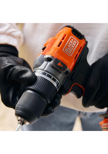 Black&Decker Powerconnect BCD383D2XK-QW 2x2 AH Çift Akülü Darbeli Matkap Set