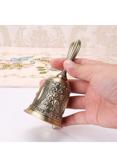 Altın Masa Zili. El Zili. Yüksek Ses. Okul Resepsiyonu. Noel.
