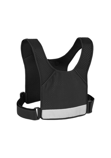 Novahub Erkekler İçin Su Geçirmez Koşu Göğüs Çantası - Ayarlanabilir Korse Ve Çift Cep Siyah Siyah