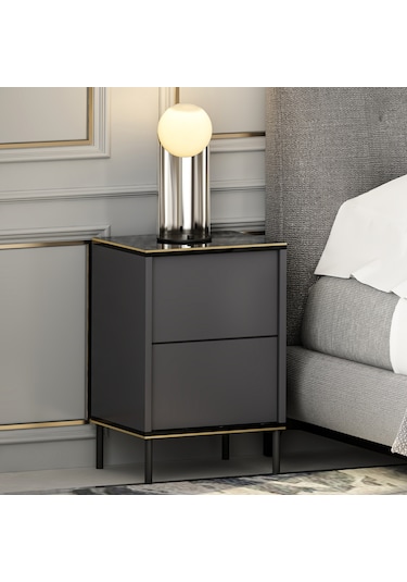 İMAJ KOMODİN ANTRASİT (MERMER DESEN)