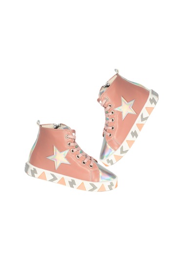 Star Shine Somon Kız Çocuk Sneakers Somon