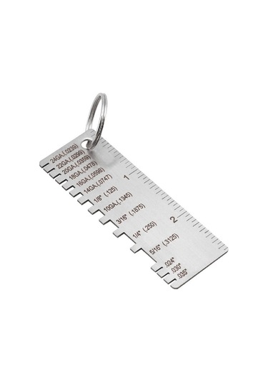 Ccgloball Adet Sac Ölçer Aracı Sac Kalınlık Ölçer Paslanmaz Çelik Kaynak Ölçer Kaplama Boyut Muayene Aracı