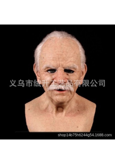 Cadılar Bayramı Bay Bai Yaşlı Adam Maskesi