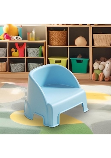 Flybuy Taşınabilir Taburesi Tabure Suntek Sabit Rahat Mavi Mavi Küçük Fq Çocuk Bosphorusboutique Pr Mavi