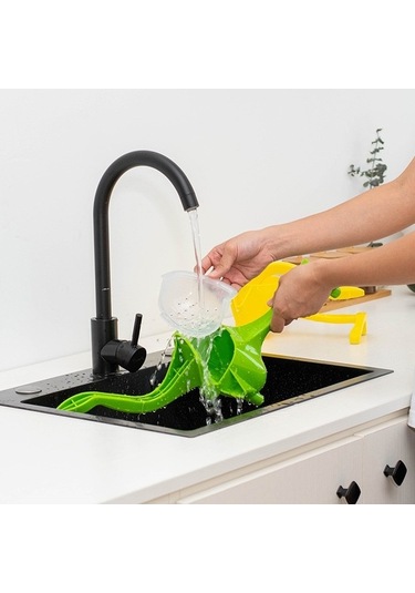 Wondernest Yeşil Taşınabilir Manuel Meyve Sıkacağı, Plastik Ev Lichen Zj Yeşil