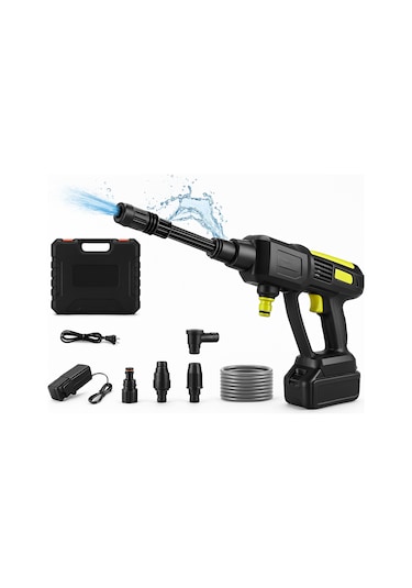 Hegı Yüksek Basınçlı Çift Akülü Araba Yıkama Makinesi 26385