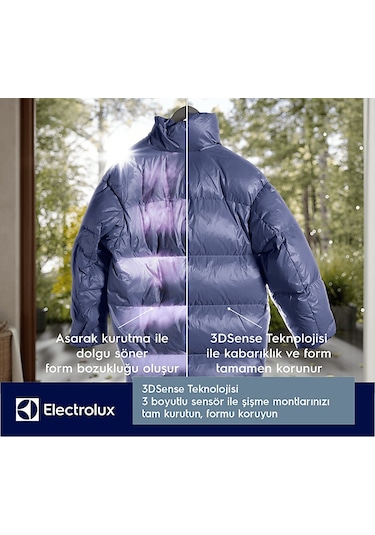 Electrolux EW8D394MT 800 Serisi Ultracare Steam 9 Kg Isı Pompalı Buharlı Inverter Kurutma Makinesi