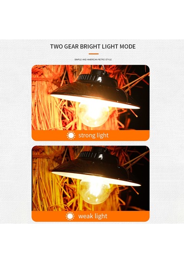 Teltree Sıcak Işıklı Led Kamp Lambası, Dahili Batarya Ve Kanca İle, Type-c Şarjlı, 1200mah, 100-200lm, Ipx4 Su Geçirmez Ly11b Çok Renkli