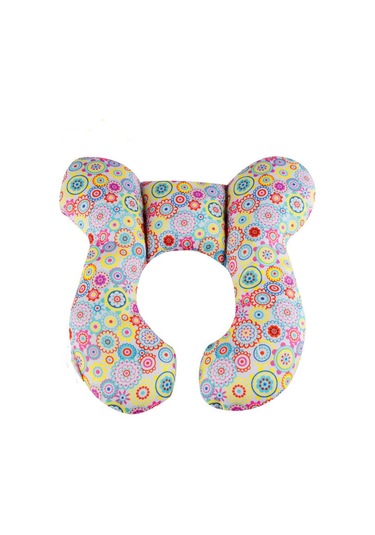 Koruyucu Seyahat Araba Koltuğu Baş Ve Boyun Yastık Yumuşak Boyun No.05 Ekru