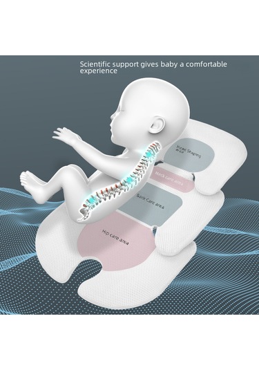 Maiyame Yeni Doğan Bebekler İçin Evrensel Koltuk Yastığı - Emniyetli, Konforlu Ve Korumalı - Çekirdek, Arabası, Sepeti Uyumlu Genişletilebilir Pad Beyaz
