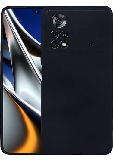 Xiaomi Poco X4 Pro 5g Kılıf Zore Premier Silikon Kapak Siyah