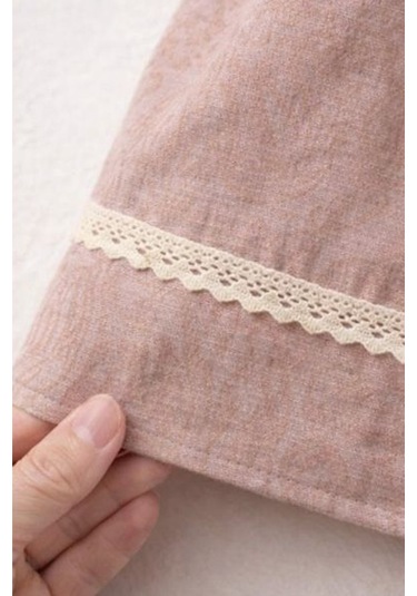 Baby Corner Bebe Yaka Kız Bebek Elbise Pembe