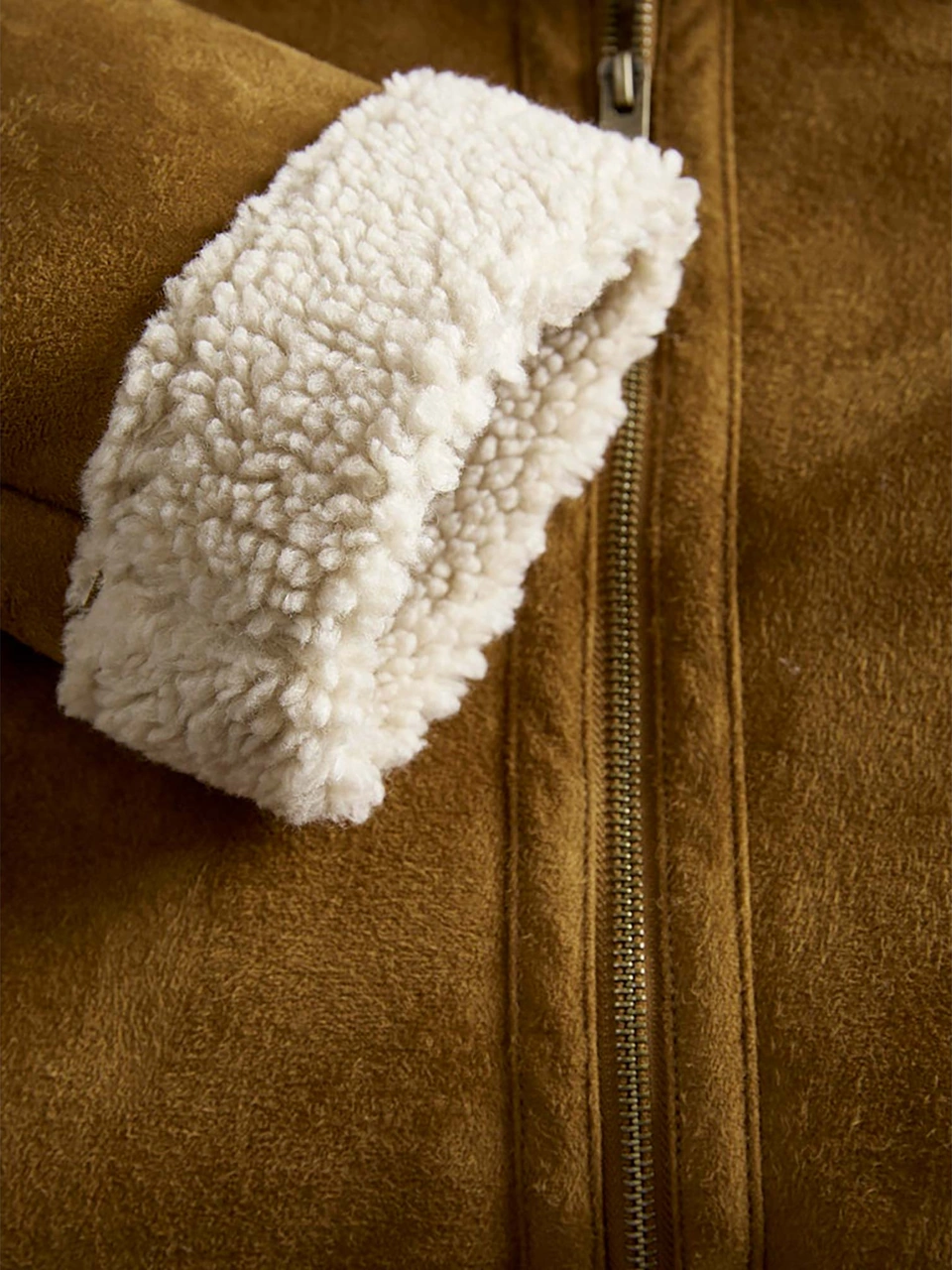 Jack & Jones Svea Aviator Kadın Kahverengi Ceket 12278930-rub Kahverengi