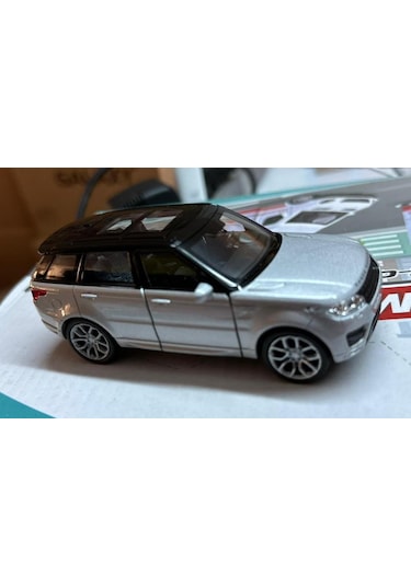 Oyuncak Metal Model Araba 1/36 Çek Bırak Gri Range Rover Sport