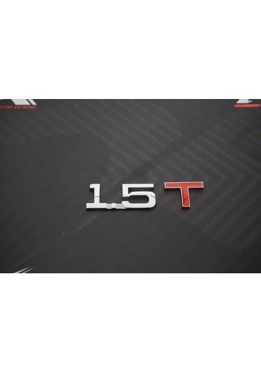 Audi 1.5 T Bagaj Krom Metal 3M 3D Yazı Logo