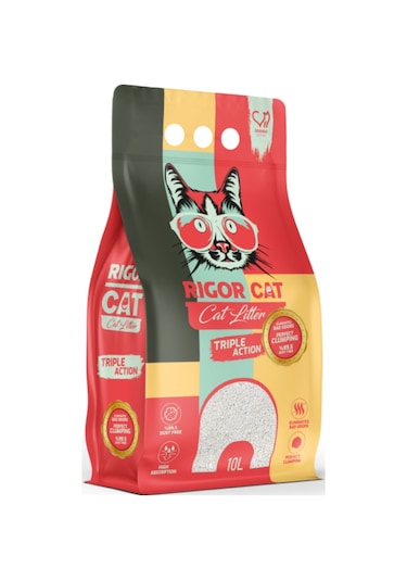 Rigor Cat Portakal Kokulu Bentonit Kedi Kumu 10 L