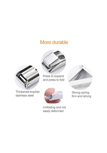 Sones Yemek Masası İçin 16 İnç Duvara Monte Katlanabilir K Şeklinde Depolama Rafı