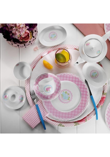 Kütahya Porselen 33 Parça 9378 Desen Kahvaltı Takımı