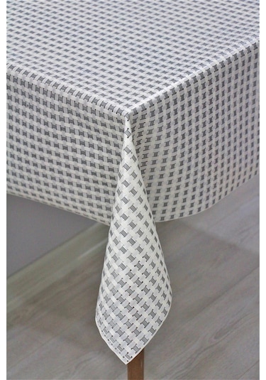 Pvc Şeffaf Kaplama Silinebilir Masa Örtüsü Hasır-476-antrasit