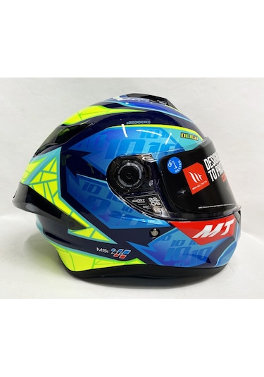 Mt Targo S Diogo Moreira C7 Şeffaf Vizörlü V-14B Kapalı Kask