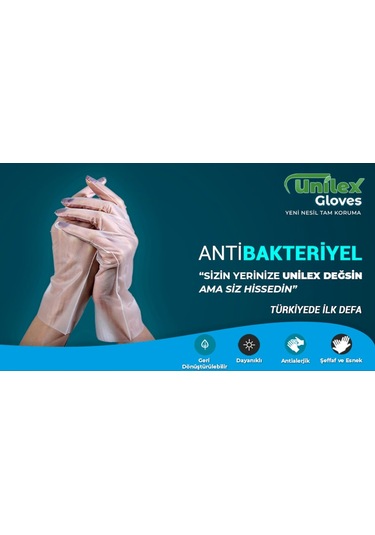 Unilex Tek Kullanımlık Eldiven 100'lü L L