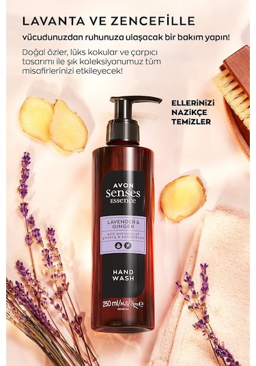 Avon Senses Essence Lavender & Ginger Lavanta Ve Zencefil Kokulu