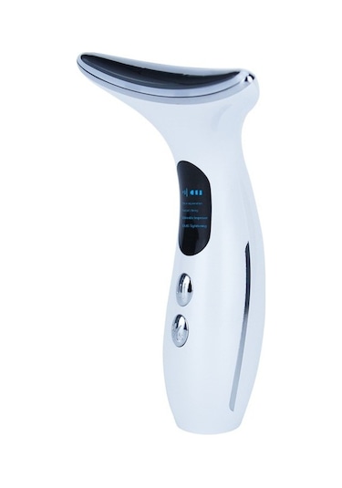 Soulader Yüz Ve Boyun Masaj Aleti, Masaj Topu İle Gevşeme Ve Gergin Cilt Bakımı Beyaz