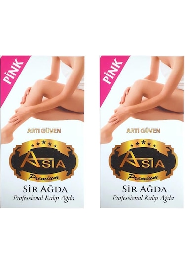 Asia Kalıp Sir Ağda Pudralı Pembe 2 x 500 G