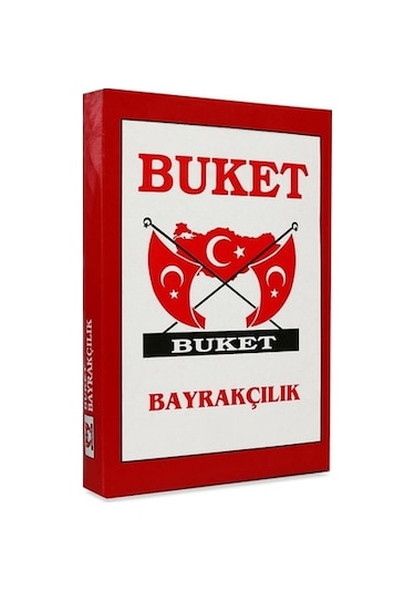 Buket Bayrak Masaüstü 15X22.5 Çift Katlı Bkt-136