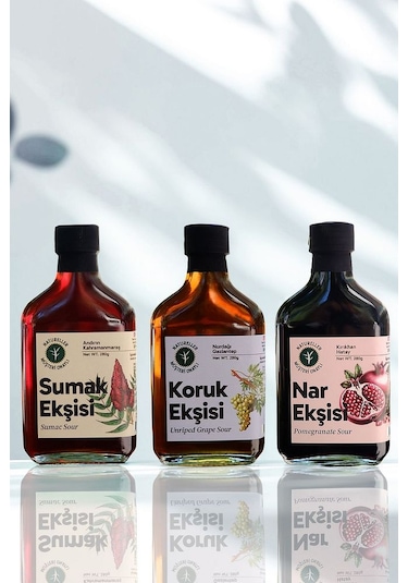 Natureller Nar + Sumak + Koruk Ekşisi 3 x 280 G