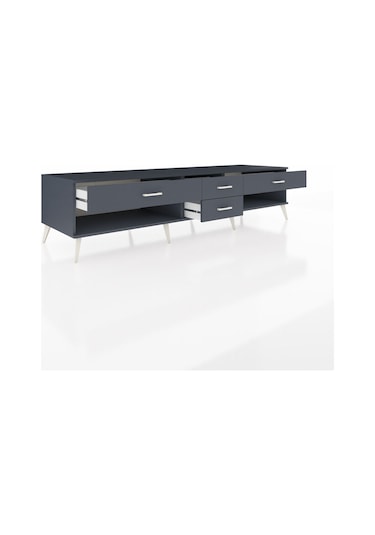 Kronos Tv Ünitesi 4 Çekmeceli 220x59x51 Antrasit-aytaşı/antrasit Aytası/antrasıt - Antrasıt Kronos Tv Ünitesi 4 Çekmeceli 220x59x51 Antrasit-aytaşı/antrasit Aytası/antrasıt - Antrasıt