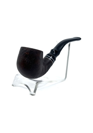 Dapper Bent Apple Briar Gül Kökü 9 Mm Filtreli El Yapımı Pipo - 3070
