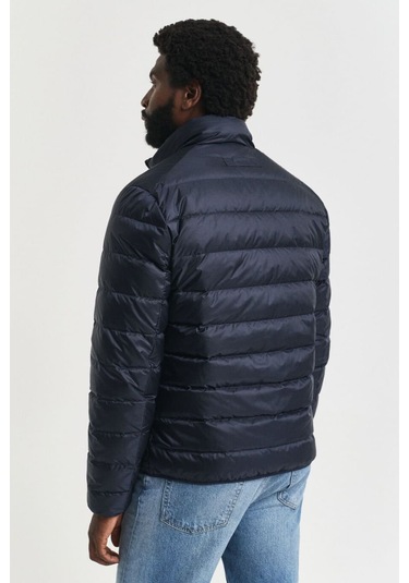 Gant Erkek Regular Fit Dik Yaka Kapitoneli Şişme Mont - Lacivert Evenıng Blue