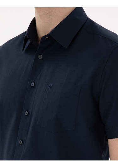 Pierre Cardin Erkek Lacivert Gömlek Kısa Kollu 50307003-vr033 Lacivert