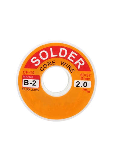 100g 63/37 Kalay Kurşun Rosin Çekirdek 0.5-2mm 2% Akı Makarası Kaynak Hattı Lehim Teli 2mm